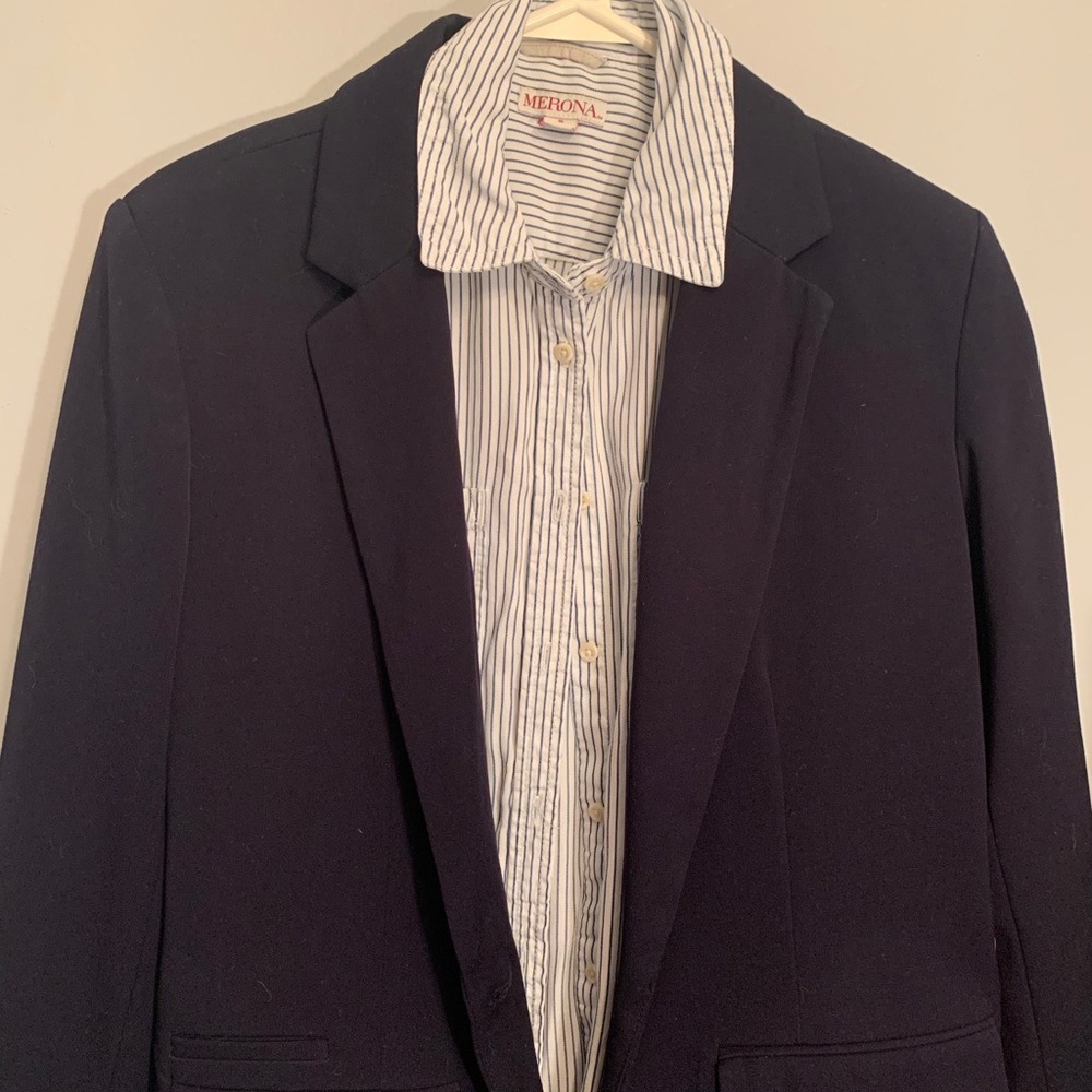 Stripped button down